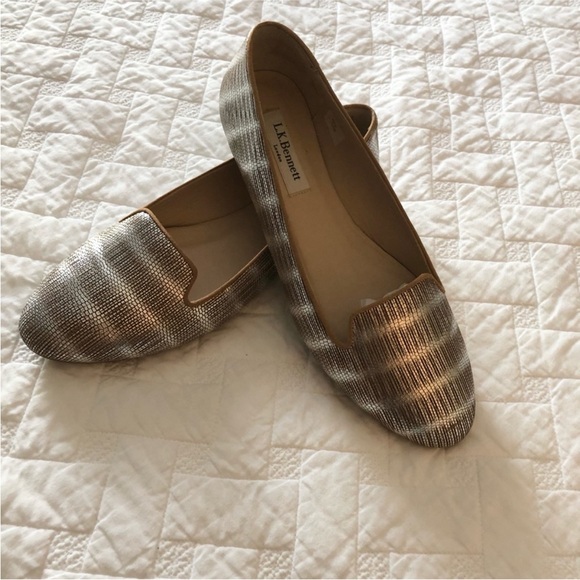 L.K. Bennett London - Princess of Wales Fav. Brand. leather loafers (like new) - Picture 9 of 10